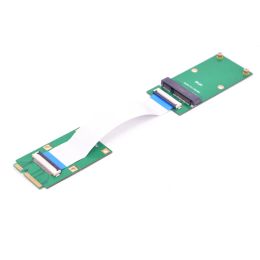 Cards Laptop Mini PCIe Protected card mSATA SSD Extender Male to Female Flexible Extension Cable Suppots halfsize to full size
