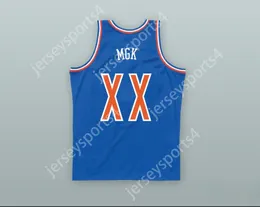 CUSTOM ANY Name Number Mens Youth/Kids MGK XX OLD SCHOOL BLUE BASKETBALL JERSEY TOP Stitched S-6XL