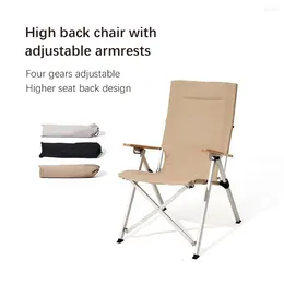 Camp Furniture When You Want To Go Outdoor Folding Recliner Camping Trip Lunch Break High Back Chair Park Portable Beach Fishing