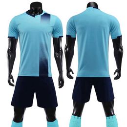 Fans Tops Tees Futbol clothing suit adult summer training suit short sleeved Children Kids Football Kits custom jersey football team uniforms Y240423