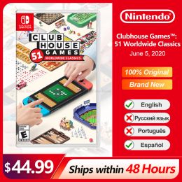 Deals Clubhouse Games 51 Worldwide Classics Nintendo Switch Game Deals 100% Original Physical Game Card Party Genre for Switch Console