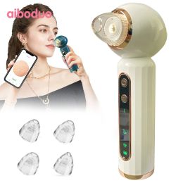 Scrubbers Visual Blackhead Remover Vacuum Pore Cleaner Acne Removers Electric Heating Nose Face Deep Cleansing Wifi Black Dots Care Tools