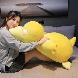Pillow Kawaii Psyduck Daze Yellow Duck Plush Big Size Soft Pillow Home Decoration Sofa Doll Toys for Children Girlfriend Gift