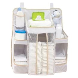sets Baby Bed Diaper Hanging Holder Infant Bedding Nursing Storage Bag Crib Organizer GXMB