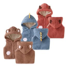 Coats Ins Baby Girl Winter Clothes 2022 Children Cartoon Vest Coats For Boys Kids Outwear Hoodies Jacket Autumn Toddler Infants 12m4y