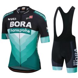 Sets Road Bike Uniform Cycling Shorts Men Uniforms UCI BORA Bib Sportswear Men's Pants Gel Bicycle Jerseys Man Clothes Summer 2023