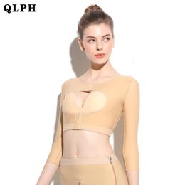 Women Shapewear After Arm Liposuction Grade Compression Garment Body Shaper Breast Tightening Corset Shaping Top Sleeve 240409