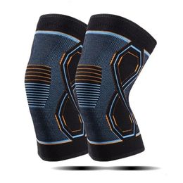1PC Compression Knee Brace Workout Knee Support for Joint Pain Relief Running Biking Basketball fitness Knitted Knee pads Sleeve 240416
