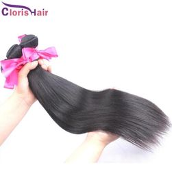 Amazing Mixed 2pcs Peruvian Virgin Straight Hair Silk Soft Human Hair Weave Bundles Cheap Unprocessed Straight Natural Hair Extens3583972