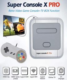 Super Console X Pro S905X HD WiFi Output Mini TV Video Game Player For PSPPS1N64DC Games Dual System Builtin 50000 Portable P6272156