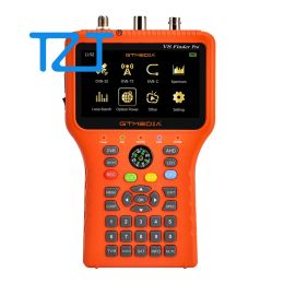 Equipment Tzt Gtmedia V8 Finder Pro Satellite Finder Satellite Signal Finder W/ 4.3" Lcd for Dvbs2 T2 C Ahd Atsc