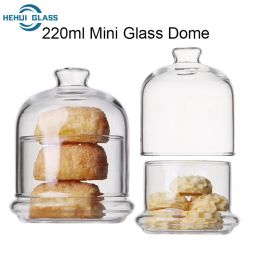 Holders Mini Glass Dome Cloche Turkey Design Jar For Food Beverage Storage Glass Container Dishwasher Freezer Safe Glass Candle Holder