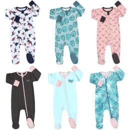 One-Pieces Docinmom Baby jumpsuit antiskid Pyjamas boys spring autumn coverall climbing clothing newborn baby girls clothes zipper bodysuit