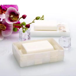 Dishes Portable Nordic Shell Pattern Resin Soap Box Hotel Toilet Bathroom Soap Dish Club Restaurant Soap Dish Soap Tray Storage Box