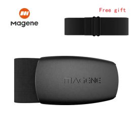 Accessories Magene Mover H64m Heart Rate Monitor Bluetooth4.0 ANT + magene Sensor With Chest Strap Computer Bike Wahoo Garmin BT Sports Band