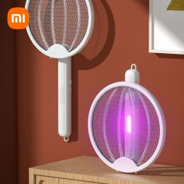 Sandals Xiaomi Electric Mosquito Killer Fly Swatter Trap Usb Rechargeable Mosquito Racket Insect Killer with Uv Light Bug Zapper 3000v