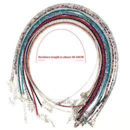 Strands Natural Crystal quartz agate tourmaline Stone 23mm Cutting beads Mini necklaces Bracelet are suitable for men and women gifts