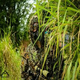 Footwear Hunting Ghillie Suit 3d Camo Bionic Leaf Camouflage Jungle Woodland Birdwatching Poncho Manteau Hunting Clothing Durable