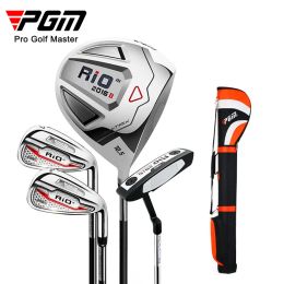 Clubs Pgm Rio 4pcs Men Golf Club Set with Bag Right Hand 1/7/s/pt Wood Iron Carbon Stainless Steel Putting Training for Beginer Mtg014