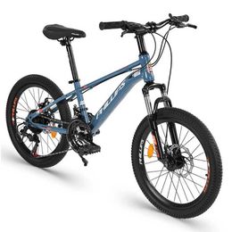 Bikes Children Mountain Bicycle 20 Inch 22 Inch Mountain Bike Kids Bicycle Small Mountain Bikes Steel City Bike 21 Speed Y240423