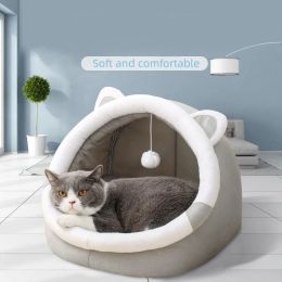 Mats Cat Beds Pet Nest Mats Kitten Cushion Cat's House Foldable Removable Washable Warm Pet Basket Small Dog Mat Bag