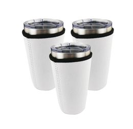 Drinkware Handle Sublimation Blanks Reusable Iced Coffee Cup Sleeve Neoprene Insulated Sleeves Mugs Cover Bags Holder Handles For 6308168