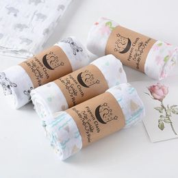 Swaddle born Muslin Blanket Bed Sheet Baby Bath Towel Multi Designs Functions Wrap Infant Quilt 240417