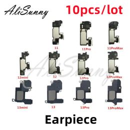 Cables AliSunny 10pcs Earpiece Flex Cable for iPhone 11 12 13 Pro Max Mini Ear Sound Speaker Headset Replacement Parts