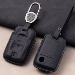 Leather Car Key Cover for Volkswagen VW Golf Mk7 R Touran Skoda Octavia Superb Karoq Kodiaq Shell Case Workmanship Like Silk