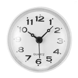 Wall Clocks 1PC Waterproof Mute Clock Bathroom AntiFog Kitchen Toilet Small Quartz Table Round Shower