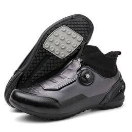 Footwear Winter Warm Outdoor Cycling Shoes Road/Mountain Bike Locking Shoes Bicycle NonLocking Flat Shoes For Riding Sports Bikenow