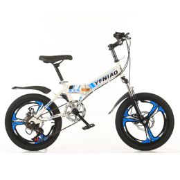 Bicycle WolFAce Children Foldable Bicycle Mountain Bike 18/20/22 Inch Dual Disc Brake Shifting Bike 614 Years Old Child Bike 2022 New