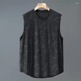 Men's Tank Tops Summer Plus Size Casual T-shirt 12XL 11XL 10XL Fashion Loose Thin Sports Breathable Sleeveless Mesh Vest