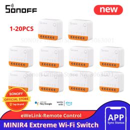 Control 120PCS SONOFF MINI R4 Wifi Switch Module Smart WiFi 2 Way Switch Smart Home Works R5 SMATE Wireless Control Alexa Google Home