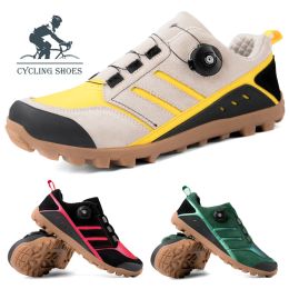 Footwear Cycling shoes Fashion nonslip cycling shoes Outdoor mountain hiking sneakers wearresistant breathable leisure cycling shoes