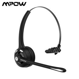 Shoes Upgraded Mpow Pro Wireless Headphones Bluetooth Headset with Noise Cancelling Mic Mute Function for Office Busniess Truck Driver