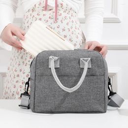 Storage Bags Large Capacity Fresh Cooler Waterproof Oxford Portable Zipper Thermal Lunch Box For Women Convenient Tote Food Bag