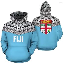 Men's Hoodies Fiji Active Flag Hoodie 2024 Sweatshirts Men 3d Printed Coat Of Arms Kid Sports Street Pullover Women Y2k Clothes