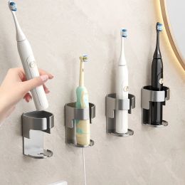 Heads BGRORIO Electric Toothbrush Holder Space Saving Traceless Bathroom Selfadhesive Wallmounted Toothbrush Storage Base