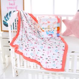 sets 3 Layers Muslin Cotton Baby Blanket Gauze Newborn Receiving Blanket Bedding Infant Cotton Swaddle Towel Muslin Baby Blanket