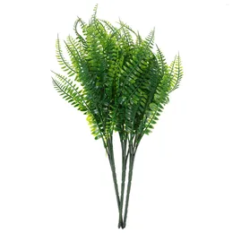 Decorative Flowers 3 Pcs Artificial Ferns Model Fake Vegetable Simulation Wall Hanging Decoration Tool Home Scene Adornment Props Adornments