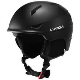 Helmets Lixada Snowboard Helmet with Detachable Earmuff Men Women Safety Skiing Helmet with Goggle Fixed Strap Professional Skiing Snow
