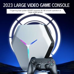 Consoles X10 DualSystem Home Tv Game Console 5g Cloud Computer 4k Hd Box 3a DualPlayer Game Console Supports 20 Language Switching