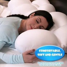 Pillow Help Sleep Pillow Egg Pillow to Protect the Waist and Cervical Spine Pillow to Assist Pillow Core Health Pillow