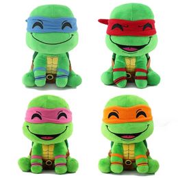 New Turtle Doll Cartoon Plush Toy Soft Stuffed Plushie Pillow Kawaii Kids Birthday Gift Decor
