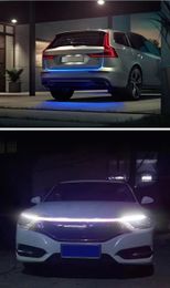 150CM 180CM LED Car Hood Light RGB APP Control Flexible Daytime Running Decorative Lamp Atmosphere Lamp Light Bar Headlight 12V