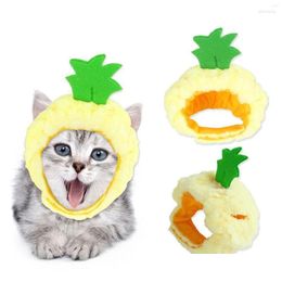 Other Wedding Favors Dog Apparel Pineapple Shaped Cat Hat Party Dressing Supplies Top H Revealing Earrings Jewelry For Cats Hair 2G Dhhfh