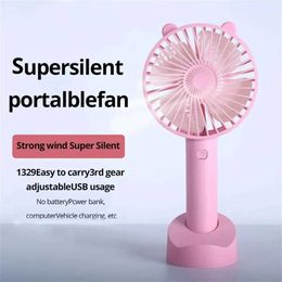 Other Appliances USB mini handheld fan cooler portable small charging fan mini silent charging table dormitory office student gift durable J0423