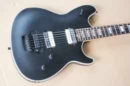 Factory Matte Black Electric Guitar with Body Binding,Rosewood Fingerboard,Offer Logo/Color Customize