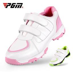 Mice Pgm Children Golf Shoes Girls Boys Antiskid Breathable and Waterproof Outdoor Kids Sneakers Sports Shoes Xz065